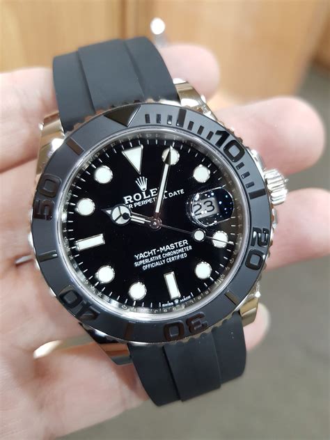 rolex yacht master black bezel